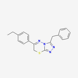 3-benzyl-6-(4-ethylphenyl)-7H-[1,2,4]triazolo[3,4-b][1,3,4]thiadiazine