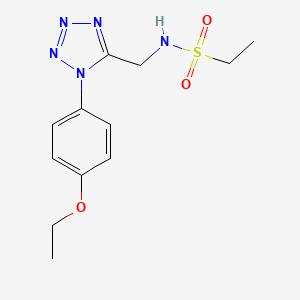 N-((1-(4-ethoxyphenyl)-1H-tetrazol-5-yl)methyl)ethanesulfonamide