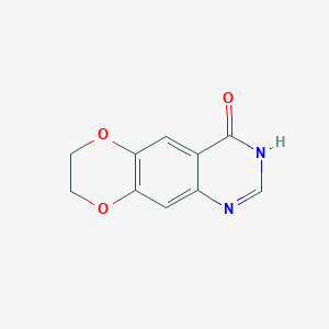 molecular formula C10H8N2O3 B1497178 7,8-dihydro-[1,4]dioxino[2,3-g]quinazolin-4(3H)-one 