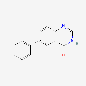 molecular formula C14H10N2O B1497179 6-Phenylquinazolin-4(3H)-one CAS No. 206190-28-5