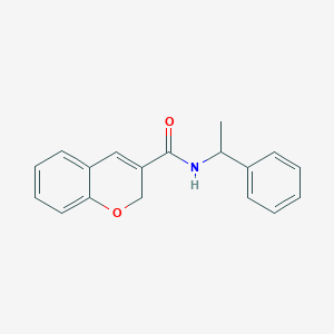 N-(1-phenylethyl)-2H-chromene-3-carboxamide