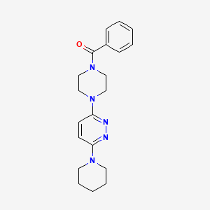 3-(4-Benzoylpiperazin-1-YL)-6-(piperidin-1-YL)pyridazine