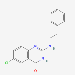 6-Chloro-2-(phenethylamino)quinazolin-4(3H)-one