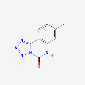 molecular formula C9H7N5O B1497185 8-Methyltetrazolo[1,5-c]quinazolin-5(6H)-one 