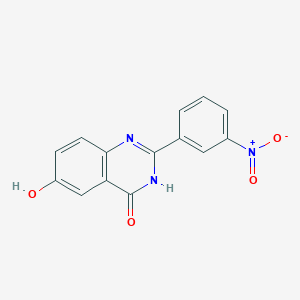 B1497188 6-Hydroxy-2-(3-nitrophenyl)quinazolin-4(3H)-one CAS No. 371946-32-6