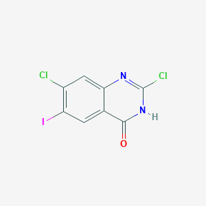4(3H)-Quinazolinone, 2,7-dichloro-6-iodo-