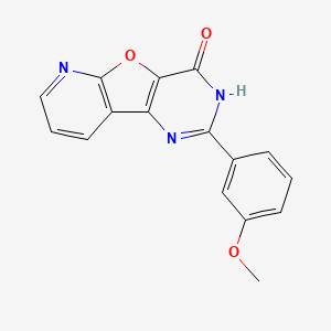 2-(3-Methoxyphenyl)pyrido[3',2':4,5]furo[3,2-d]pyrimidin-4(3H)-one