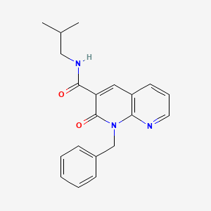 1-benzyl-N-isobutyl-2-oxo-1,2-dihydro-1,8-naphthyridine-3-carboxamide