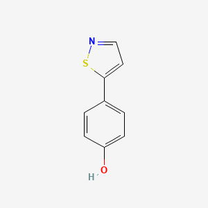 molecular formula C9H7NOS B1497212 4-(Isothiazol-5-yl)phenol CAS No. 68535-60-4