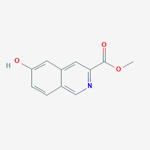 molecular formula C11H9NO3 B1497231 Methyl 6-hydroxyisoquinoline-3-carboxylate 