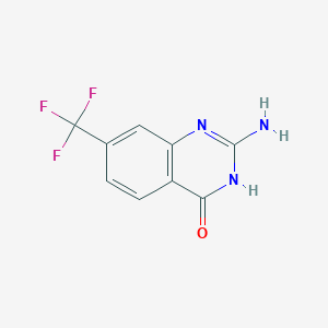 2-amino-7-(trifluoromethyl)quinazolin-4(3H)-one