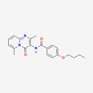 4-Butoxy-N-{2,6-dimethyl-4-oxo-4H-pyrido[1,2-A]pyrimidin-3-YL}benzamide