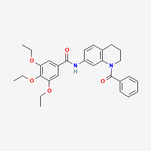 N-(1-benzoyl-1,2,3,4-tetrahydroquinolin-7-yl)-3,4,5-triethoxybenzamide