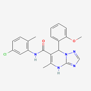 N-(5-chloro-2-methylphenyl)-7-(2-methoxyphenyl)-5-methyl-4,7-dihydro[1,2,4]triazolo[1,5-a]pyrimidine-6-carboxamide