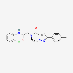 N-(2-chlorophenyl)-2-[2-(4-methylphenyl)-4-oxopyrazolo[1,5-a]pyrazin-5(4H)-yl]acetamide