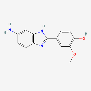 4-(5-Amino-1H-benzoimidazol-2-yl)-2-methoxy-phenol