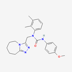 1-(2,3-dimethylphenyl)-3-(4-methoxyphenyl)-1-(6,7,8,9-tetrahydro-5H-[1,2,4]triazolo[4,3-a]azepin-3-ylmethyl)urea