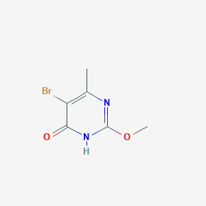 molecular formula C6H7BrN2O2 B1497264 5-Bromo-4-hydroxy-2-methoxy-6-methylpyrimidine CAS No. 55996-07-1
