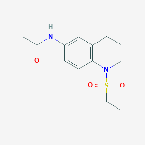 N-(1-(ethylsulfonyl)-1,2,3,4-tetrahydroquinolin-6-yl)acetamide