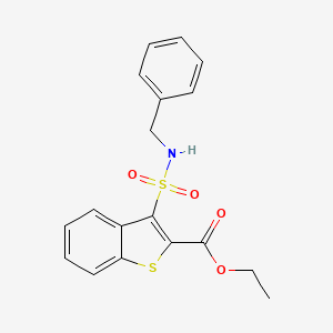 Ethyl 3-(benzylsulfamoyl)-1-benzothiophene-2-carboxylate