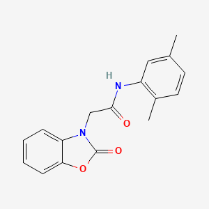 N-(2,5-dimethylphenyl)-2-(2-oxo-1,3-benzoxazol-3(2H)-yl)acetamide