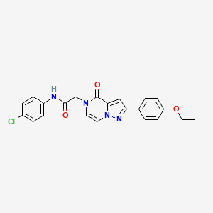 N-(4-chlorophenyl)-2-[2-(4-ethoxyphenyl)-4-oxopyrazolo[1,5-a]pyrazin-5(4H)-yl]acetamide