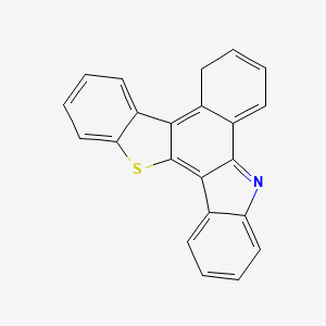molecular formula C22H13NS B1497286 5H-Benzo-a-1-benzothieno-3-2-c-carbazole 
