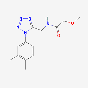 N-{[1-(3,4-Dimethylphenyl)-1H-1,2,3,4-tetrazol-5-YL]methyl}-2-methoxyacetamide