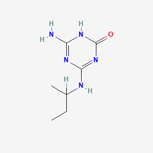 molecular formula C7H13N5O B1497287 4-Amino-2-hydroxy-6-(sec-butylamino)-1,3,5-triazine CAS No. 33124-63-9