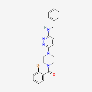 N-benzyl-6-[4-(2-bromobenzoyl)piperazin-1-yl]pyridazin-3-amine