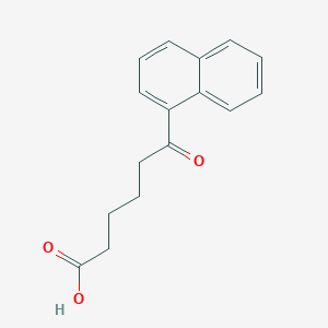 molecular formula C16H16O3 B149729 6-(1-萘基)-6-氧代己酸 CAS No. 132104-09-7