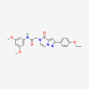 N-(3,5-dimethoxyphenyl)-2-[2-(4-ethoxyphenyl)-4-oxopyrazolo[1,5-a]pyrazin-5(4H)-yl]acetamide