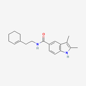 N-[2-(cyclohex-1-en-1-yl)ethyl]-2,3-dimethyl-1H-indole-5-carboxamide