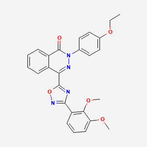 4-[3-(2,3-dimethoxyphenyl)-1,2,4-oxadiazol-5-yl]-2-(4-ethoxyphenyl)phthalazin-1(2H)-one