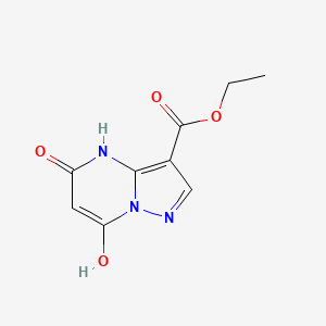 molecular formula C9H9N3O4 B1497309 5,7-二羟基吡唑并[1,5-A]嘧啶-3-羧酸乙酯 CAS No. 90349-67-0