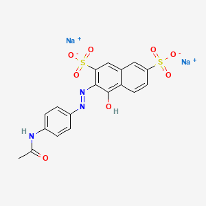 molecular formula C18H13N3Na2O8S2 B1497314 Disodium 3-((4-(acetylamino)phenyl)azo)-4-hydroxynaphthalene-2,7-disulphonate CAS No. 5858-61-7