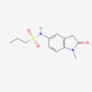 N-(1-methyl-2-oxo-2,3-dihydro-1H-indol-5-yl)propane-1-sulfonamide