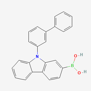 (9-[1,1'-Biphenyl]-3-yl-9H-carbazol-2-yl)-boronic acid