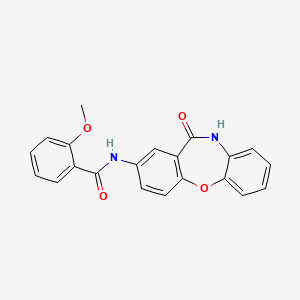 2-methoxy-N-(11-oxo-10,11-dihydrodibenzo[b,f][1,4]oxazepin-2-yl)benzamide