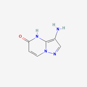molecular formula C6H6N4O B1497332 3-aminopyrazolo[1,5-a]pyrimidin-5(4H)-one CAS No. 201599-20-4