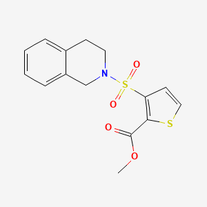 methyl 3-(3,4-dihydroisoquinolin-2(1H)-ylsulfonyl)thiophene-2-carboxylate