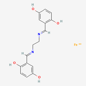 molecular formula C16H16FeN2O4+2 B1497334 N,N'-Bis(5-hydroxysalicylidene)ethylenediamine Iron(II) CAS No. 255379-99-8
