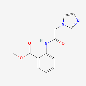 2-(2-Imidazol-1-yl-acetylamino)-benzoic acid methyl ester