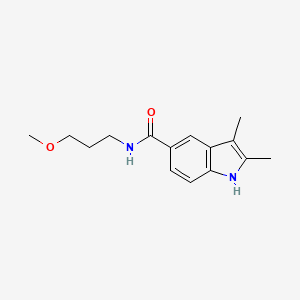 molecular formula C15H20N2O2 B14973422 N-(3-methoxypropyl)-2,3-dimethyl-1H-indole-5-carboxamide 