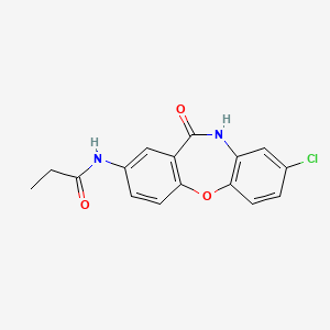 N-(8-chloro-11-oxo-10,11-dihydrodibenzo[b,f][1,4]oxazepin-2-yl)propanamide