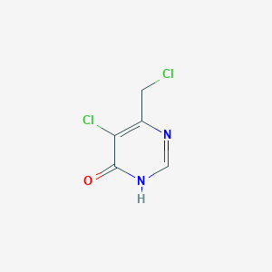 molecular formula C5H4Cl2N2O B1497354 5-Chloro-6-(chloromethyl)pyrimidin-4(3H)-one CAS No. 792909-14-9