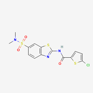 5-chloro-N-(6-(N,N-dimethylsulfamoyl)benzo[d]thiazol-2-yl)thiophene-2-carboxamide