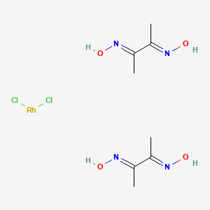 molecular formula C8H16Cl2N4O4Rh B1497397 Dichloro(dimethylglyoximato)(dimethylglyoxime)rhodium(III) CAS No. 39174-43-1