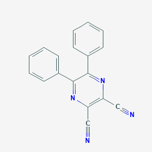 molecular formula C18H10N4 B014974 2,3-二氰基-5,6-二苯基吡嗪 CAS No. 52197-23-6