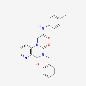 2-(3-benzyl-2,4-dioxo-3,4-dihydropyrido[3,2-d]pyrimidin-1(2H)-yl)-N-(4-ethylphenyl)acetamide